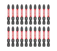 20 x KELSON PZ2 50mm Pozi 2 Impact Rated Screwdriver Bits 1/4" Universal