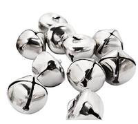20 x Large 20mm Silver Jingle Bells, Arts & Crafts, Gift Wrapping, Collar Bells, Pet Bling, Christmas Bells, Jewellery Making, Crackers