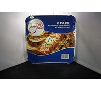 20 X Large Aluminium Foil Food Containers Trays 9''x9"x2'' with Lids