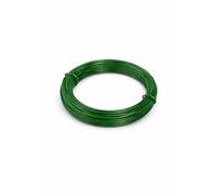 20 x Meter Garden Wire Plant Tie Multipurpose Galvanised or Green Coated Metal Wire for Gardening, Plant Support and DIY Use (3.0mm x 5m Green Garden Wire)