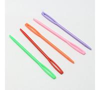 20 x Mixed Colour Plastic 9.2cm Needles for Sewing, Tapestry, Binca. Needlework
