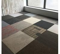 20 x Mixed Colours Carpet Tiles 5m2 Heavy Duty Commercial Premium Retail Office Flooring Random, Bitumen Backed