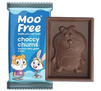 20 x Moo Free Choccy Chum Surprises Bars - Kids Dairy Free & Vegan Milk Chocolate Bars (20g)