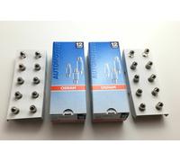 20 x Osram Lamp C10W 12V 10W Interior Lighting 6438 31mm Soffitten