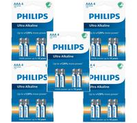 20 x PHILIPS AAA Ultra Alkaline Batteries 1.5V - L92 HR03 LR03 R3 MN00 Micro