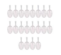 20 x Plastic Lip Gloss Tubes with Magic Wand with Clear Lip Gloss Containers for Creating Lipstick and Cosmetic Samples