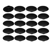 20 x Plastic Screw Covers 4 x 2.7 x 11.8 mm Confirmat Furniture Cap Cap Hole Protection Universal Black