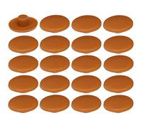 20 x Plastic Screw Covers 4 x 2.7 x 11.8 mm Confirmat Furniture Cap Cap Hole Protector Universal Brown