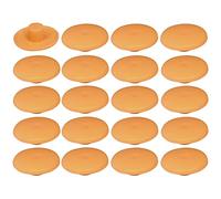 20 x Plastic Screw Covers 4x2.7x11.8mm Confirmat Furniture Caps Hole Protector Universal Beech Brown