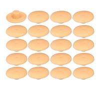 20 x Plastic Screw Covers 4x2.7x11.8mm Confirmat Furniture Caps Hole Protector Universal Beige Beech