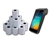 20 x Premium Thermal Paper Till Receipt Rolls, 57 x 40mm, for PDQ Credit Card Machine, POS, EPOS, Card Machines, Barclaycard, Verifone, Ingenico, Sagem, Spire, Pax, Worldpay