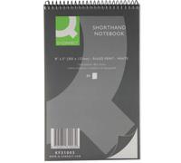 20 x Q-Connect White Shorthand Notebook 80-Sheet KF31003 + FREE 24H DELIVERY