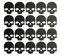 20 x Reflector Stickers, Reflective Stickers, Black Reflector Reflex Skull Bones Skull Skeleton Reflective x Bicycle Bike Sticker xx Car Sticker