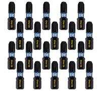 20 x Rennie Tools 25mm Long PH3 Impact Screwdriver Driver Bits Set. Phillips No.3 Heavy Duty Impact Driver Bit Set. PH3 Bits. Hex Shank. Cross Head