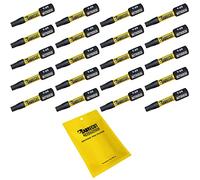 20 x SabreCut SCTX2532_20 32mm T25 TX25 Magnetic Impact Screwdriver Driver Bits Set Torx Heavy Duty