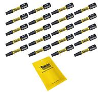 20 x SabreCut SCTX3032_20 32mm T30 TX30 Magnetic Impact Screwdriver Driver Bits Set Torx Heavy Duty