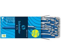 20 x Schneider K15 Ballpoint Pens - Blue Ink and Blue Pen Barrel