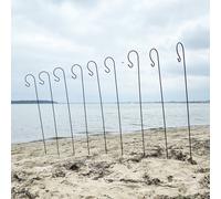 Selections Metal Shepherd's Crook Garden Hook for Bird Feeders & Lanterns (1m) - Pack of 20