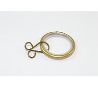 20 x Silent Curtain Rod Rings Loose Eye Antique Effect ID 25mm - OD 32mm