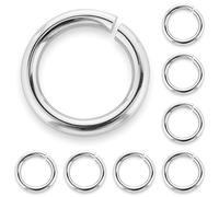 20 x Solid Sterling Silver Jump Rings Open 6mm