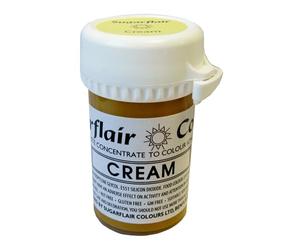 20 x Sugarflair 25g Cream Tartranil Paste Gel Edible Food Colour for Cake Icing