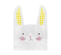 Talking Tables 20 x Super Cute Easter Bunny Napkins Table Decorations, Kids Birthday Tea, Picnics, Parties, | Spring Themed Serviettes for Decoupage | Eco-Choice | NO Plastic Branded