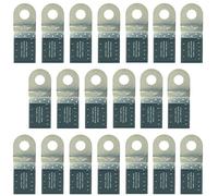 20 x TopsTools WX35B_20 Metal Cutting Bi-Metal Blades Compatible with Worx Sonicrafter, Worx 250W, Erbauer Multitool Multi Tool Accessories