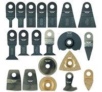 20 x TopsTools WXK20 Mix Blades Compatible with Worx Sonicrafter, Worx 250W, Erbauer Multitool Multi Tool Accessories