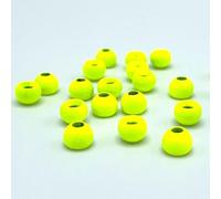 20 x TUNGSTEN beads - 1,5mm - 1/16" (0,025g) - FLUO CHARTREUSE - for fly tying