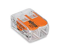 20 x Wago Compact Connecting Clamps with Operating Lever, 2 Way, 221-412, Lever Clamp, Box Clamp