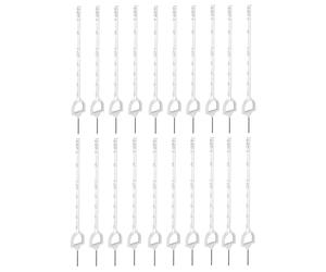 20 X WHITE 5FT STIRRUP POLY POSTS Tall Electric Fence Plastic Fencing Stake
