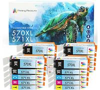 20 XL (4 SETS) Compatible PGI-570XL CLI-571XL Ink Cartridges for Pixma MG5750 MG5751 MG5752 MG5753 MG6850 MG6851 MG6852 MG6853 MG7750 TS5050 TS5051 TS5053 TS6050 TS6051 TS6052, High Capacity