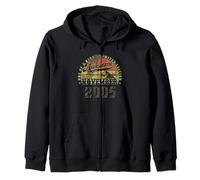 20 Year Old Birthday Gifts For Men November 2005 20th Bday Zip Hoodie