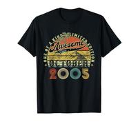 20 Year Old Birthday Gifts for Men October 2005 20th Bday T-Shirt