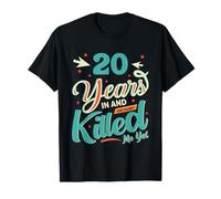 20 years in & She hasnt Killed Me Yet Funny 20th Anniversary T-Shirt