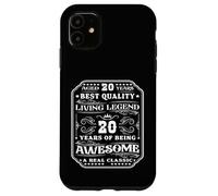 20 Years Of Being Awesome 20 Years 20th Birthday Man Case for iPhone 11