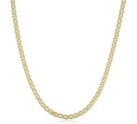 (20, Yellow) 14K Yellow Gold Filled Solid Mariner Chain Necklace, 4.5 mm Wide