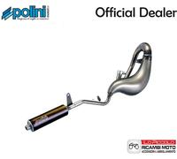 200.0104 Exhaust Muffler Polini Top-One Piaggio Ciao Silencer Aluminum