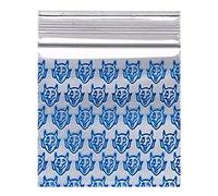 200-1" x 1" 1010 Devil Design Small Zipper Lock Baggies Craft Resealable Plastic Baggy 2 Mil Zipper Poly Bags