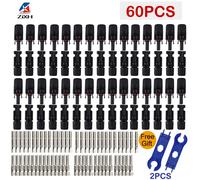 200/100/40/20/10/5 Pcs DC Solar Connector 1000V30A Panel Stecker IP67 waterproof Connectors Kit for PV/MC Cable 2.5/4/6mm2 40pcs-20pairs