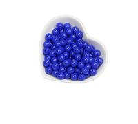 200/1000Pcs Acrylic Round Shape Beads Mixed Color Multicolor Matte Acrylic Round Beads for DIY, Necklace, Bracelet Accessories(RoyalBlue,6MM-1000Pcs)