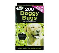 200-2000 x DOGGY BAGS Scented Dog Cat Puppy Poo Waste Easy Toilet Tie