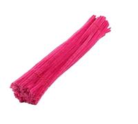200/300/400/500Pcs Chenille Stem Pipe DIY Creative Toys Crafts Sticks Cleaners Educational Handmade(Pink red,500 pcs)