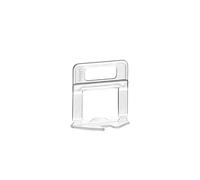 200/300/400pcs Tile Leveling System Clips, 1/16" Spacers Tools, 1.5mm Floor Wall Spacer Tiling Tool Set for Stone and Floors(White-200pcs)