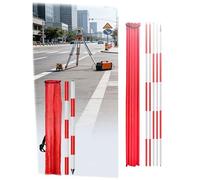 200/300/500cm Aluminum Survey Pole, Graduated Rod for Road Work Land Surveying Depth Gauge(200cm/78in ）(200cm/78in)