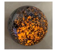 200-300g Flame Stone Ball, Crystal Raw