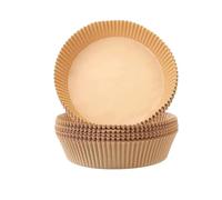 200/300pcs Air Fryer Disposable Paper Liner Round Nonstick Parchment Baking Oven Kitchen Accessories for Air Fryer(300pcs,20cm)