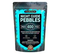 200/400/600pcs Glow In The Dark Pebbles Glow At Night Pebbles DIY Decorative Luminous Stones for Garden Fish Tank Aquarium Walkway Driveway