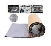 200*50cm Sound Deadening Mat Self Adhesive Sound Deadening Proofing Foam Roll Closed Cell Foam Deadening Motor Home Van Insulation Noise Campervan Insulation Van Insulation 10mm Thick kraft
