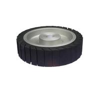 200 * 50mm Centrifugal Rubber Wheel 8" Expander Wheel with Sanding Belt Motor Accessories(200x50x25mm)